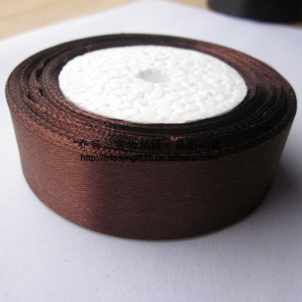 25MM cinta arco cinta caja de regalo decoración de flores cinta de poliéster Ropa Accesorios cinta 8 puntos