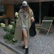 风衣外套女款2025新款春秋气质流行法式复古高级感长款过膝大衣