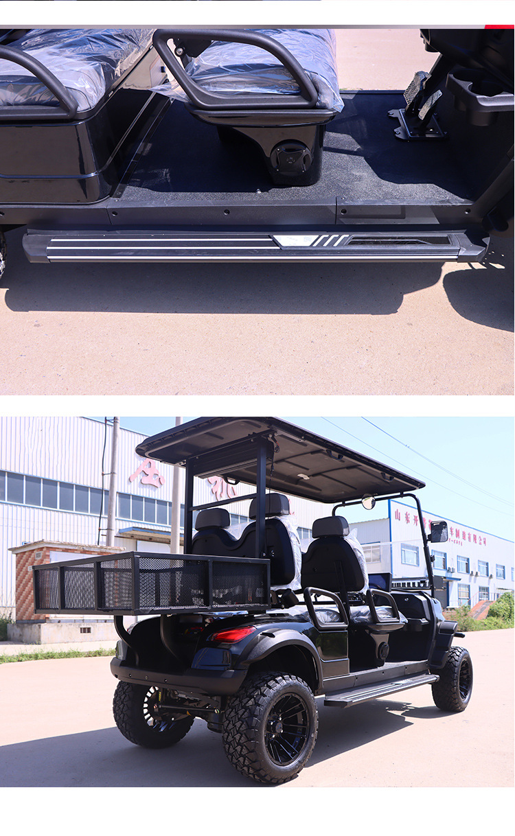 New Electric Golf Cart 2-Seater 4-Seater 6-Seater Electric Golf Car for Scenic Tourism and Sightseeing Transportation