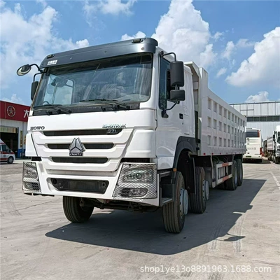 Used Howo Dump Truck 8X4 Tipping Transport Engineering Vehicle Export Model National Three Engine 371 Horsepower (Yük maşınları)