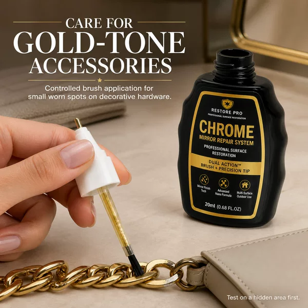 Metal hardware color repair liquid, gold plating renovation paint, repair liquid for scratches and fading on bags, chains, and jewelry