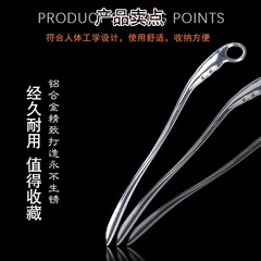 高級アルミニウム合金金属靴は52cm靴を抜いて腰をかがめない靴を履く器の純正品卸売りでロゴを作る