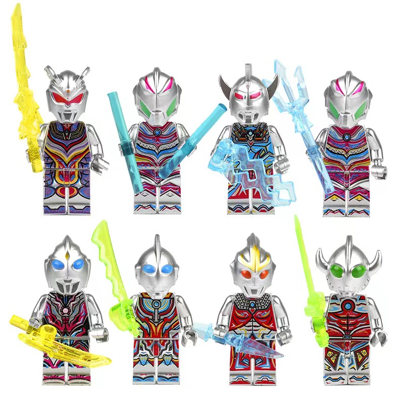 Cross-Border Warrior Building Block Figures, Hero Ninja Building Blocks, Wholesale Assembly Toys Exclusively for Foreign Trade