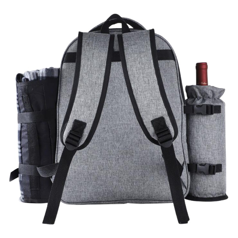 Aislado transfronterizo multi-funcional de gran capacidad al aire libre bolsa de picnic portátil vajilla placemat traje de almacenamiento en stock al por mayor