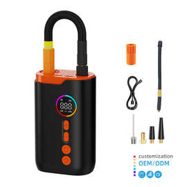 厂家批发车载充气泵便捷无线式充气泵汽车轮胎充气泵篮球充气泵