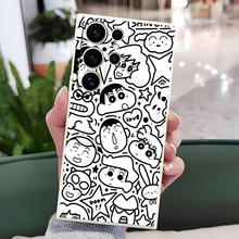 蜡笔小新手机壳三星S24u全包防摔保护套S25edge硅胶A55壳可爱A71