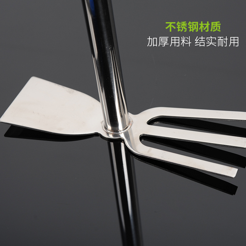 Stainless steel five-piece set, mattock, hoe, lightweight, garden small tools, two-sided mattock, mattock, hoe, exquisite