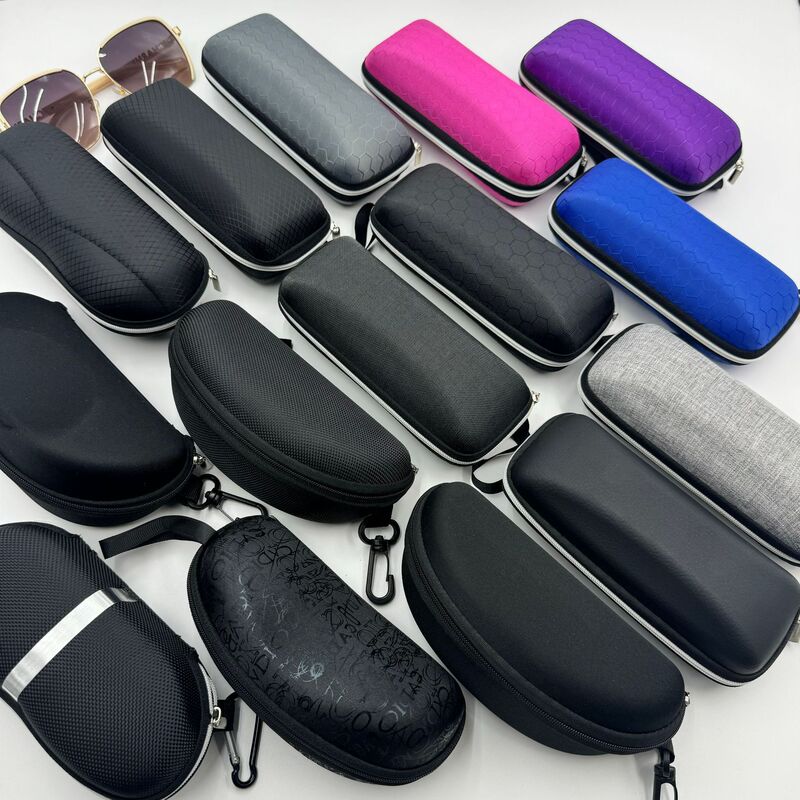 New Style Anti-Pressure Sunglasses Case Wholesale Zipper Bag Hook Eva Black Colorful Sunglasses Case Sunglasses Box New Style Anti-Pressure Sunglasses Case Wholesale Zipper Bag Hook Eva Black Colorful Sunglasses Case Sunglasses Box