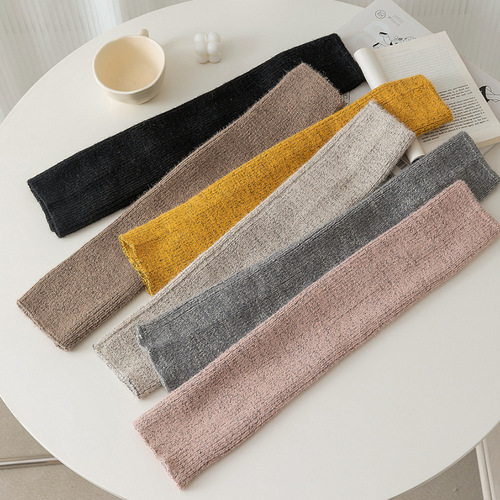 New style over-the-knee high socks, knee pads, leg covers, women's pile socks, thickened warm knitted foot covers, boot covers, Japanese variegated colors
