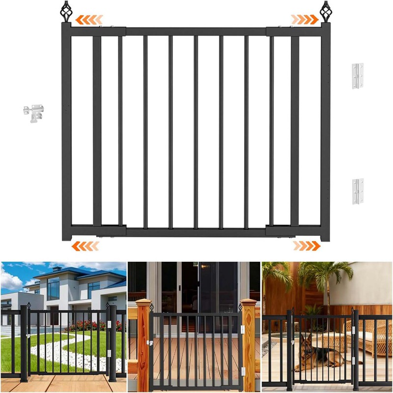 Upgraded Version of the Expandable 3 to 4 Feet Wide X 37inch High Heavy-Duty Deck Gate, Outdoor Dog Gate, Fence Gate Upgraded Version of the Expandable 3 to 4 Feet Wide X 37inch High Heavy-Duty Deck Gate, Outdoor Dog Gate, Fence Gate