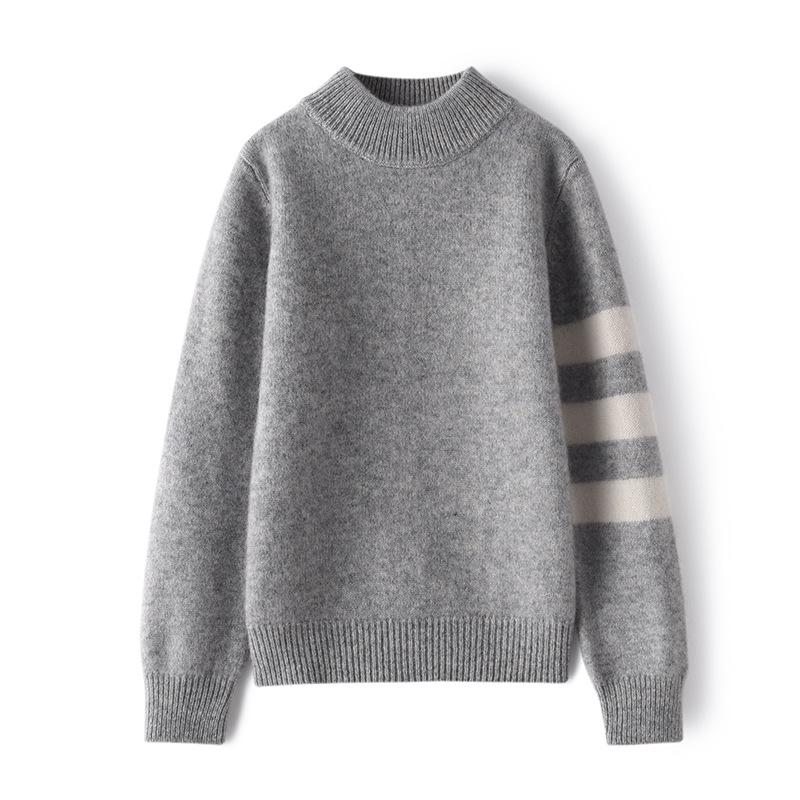 Children's woolen knitted base body-friendly sweater for men and…