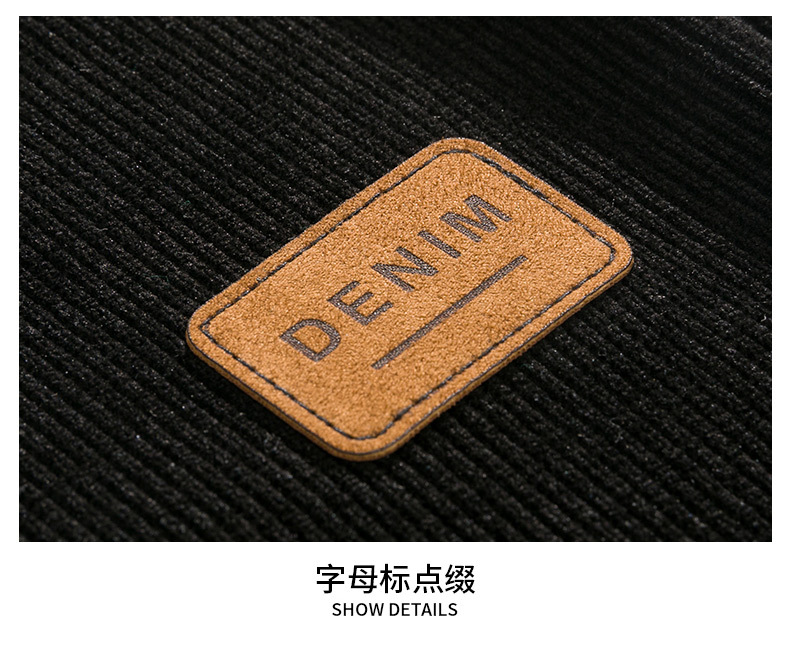 Men's Casual Straight-Leg Relaxed Corduroy Pants