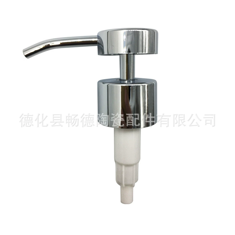 Пластиковая головка насоса ABS оптом завод прямой косметическая бутылка сопло лосьона 28 зубов 2CC хром матовый черный бронза