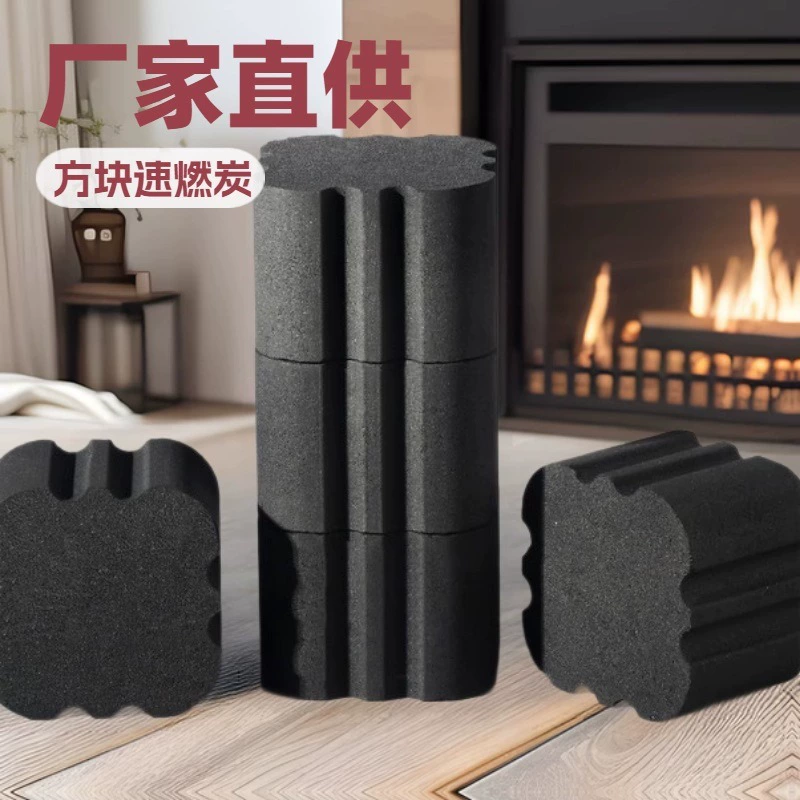 Прямые поставки с завода квадратного древесного угля для барбекю, быстрогорящего древесного угля из фруктовых деревьев, древесного угля для дров, бездымного угля для уличного гриля, квадратного и круглого угля.