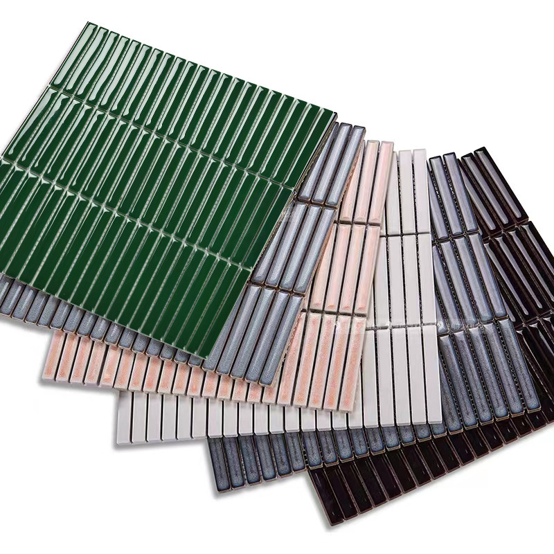 Net red 12*92 Nordic style long chopsticks brick ceramic mosaic art brick series