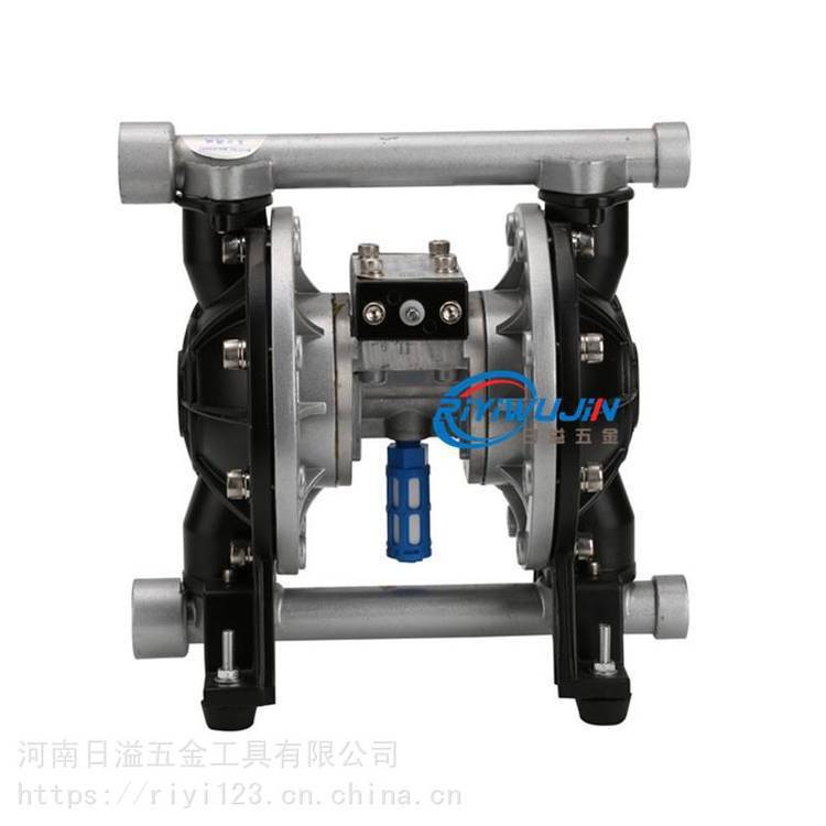 台湾WUS五分PM-88气动隔膜泵浦1寸铝合金双隔膜泵 油漆混合搅拌泵