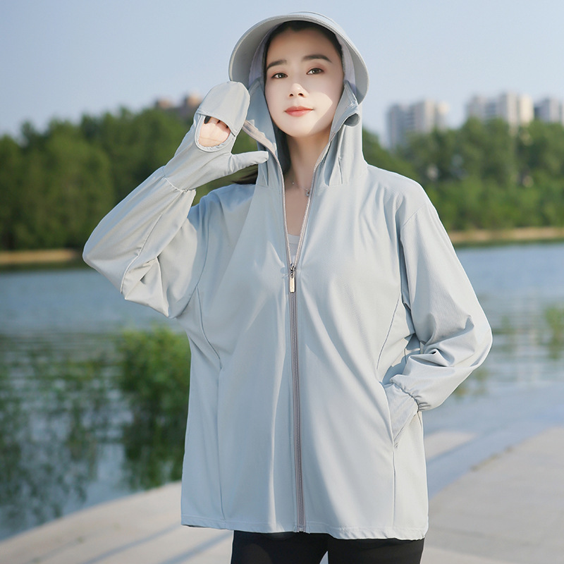 Sun Protection Clothing for Women, Summer Uv Protection, Ice Silk Workwear, Thin Style, 2026 Outdoor Sunshade Jacket, Cardigan