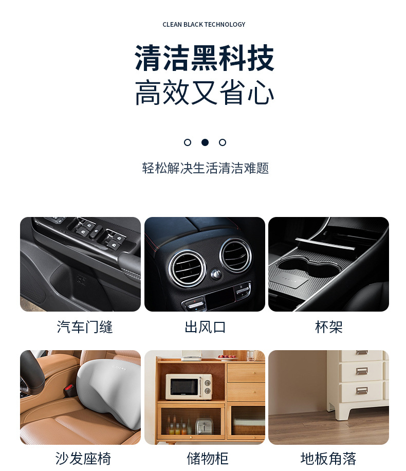 Cross-Border New Model Portable Car Vacuum Cleaner with Suction and Blowing Functions, Wireless Mini Vacuum Cleaner for Car and Home Use, Electric Dust Blower