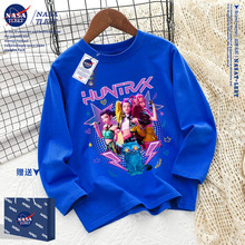 NASA联名猎魔女团 K-POP明星鲁米米拉佐依男女儿童亲子秋装衣服