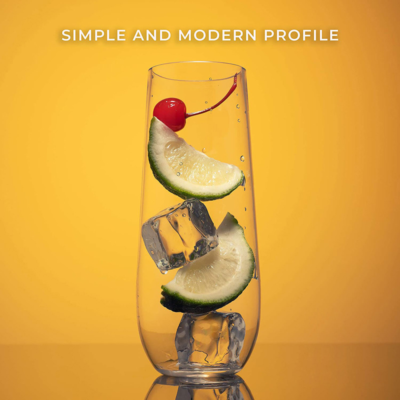 Copa de champán de plástico de 270 ml, copa de vino con borde dorado de plástico, copa de champán desechable, Amazon TEMU