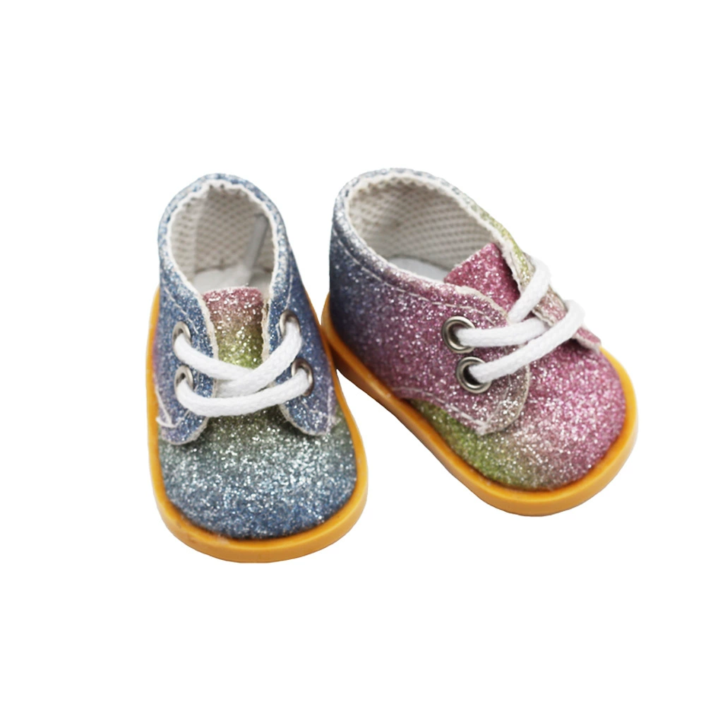 Кожаные туфли для кукол (Milu) для кукол 20 см, стиль Casual Sports, размеры 5.5×2.8 см