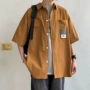 半袖夏季短袖宽松衬衣