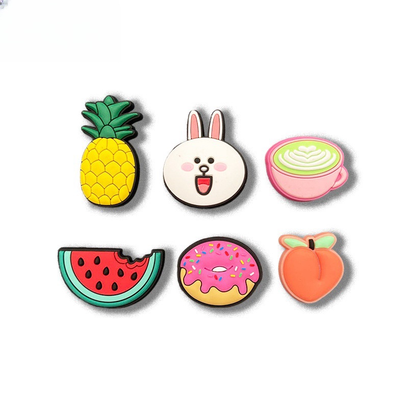 新しい下駄花シリコーン靴バックルソフト接着剤 diy 靴アクセサリー取り外し可能なアクセサリー工場卸売モール同じスタイル