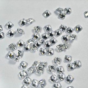Square Sq Chamfered Small Octagonal Car Flower Princess Flower Cinnamon Material 5A Cut Zircon Cubic Zirconia