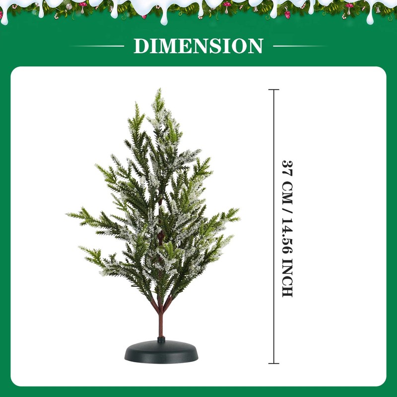 Christmas Tree亚马逊跨境现货批发圣诞装饰品落地摆件植雪圣诞树|undefined