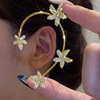 Sophisticated advanced ear clips, universal earrings, high-quality style, no pierced ears, light luxury style
