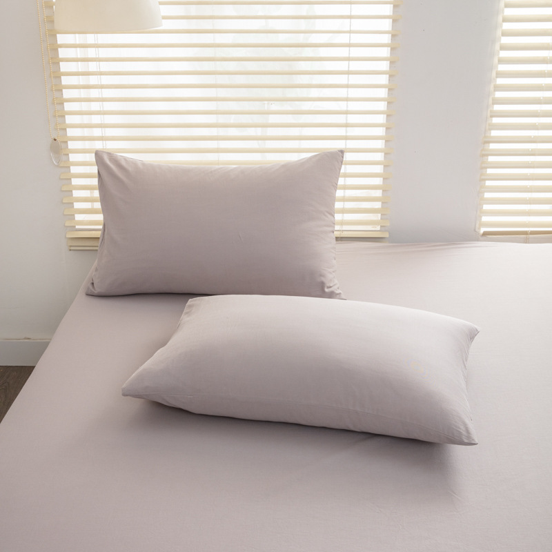 Cuerpo de almohada de lavado japonés de algodón 40 cubas de almohada de piel de algodón un par de cubas de almohada de twill