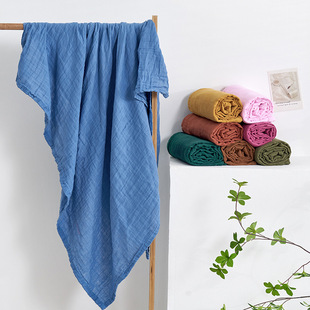 Хлопковое марлевое одеяло, летнее детское мягкое тонкое банное полотенце, подходит для импорта