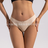 Шелковые трусы, сексуальное хлопковое дышащее белье для коррекции формы бедер, средняя посадка, кружевное платье, большой размер