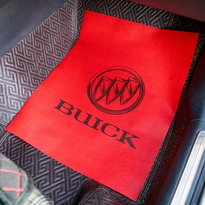 Wash Shops and 4S Shops, 50, Universal Foot Pad - 50-sheets-of-enlarged-4253-red-buick-labels