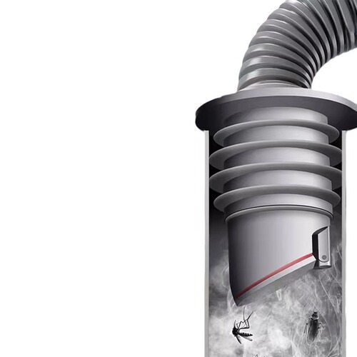Kitchen Sink Drain Seal Plug for Washing Machine Drain Pipe 5075, Silicone Ring—A Magical Tool to Prevent Backflow and Odor!