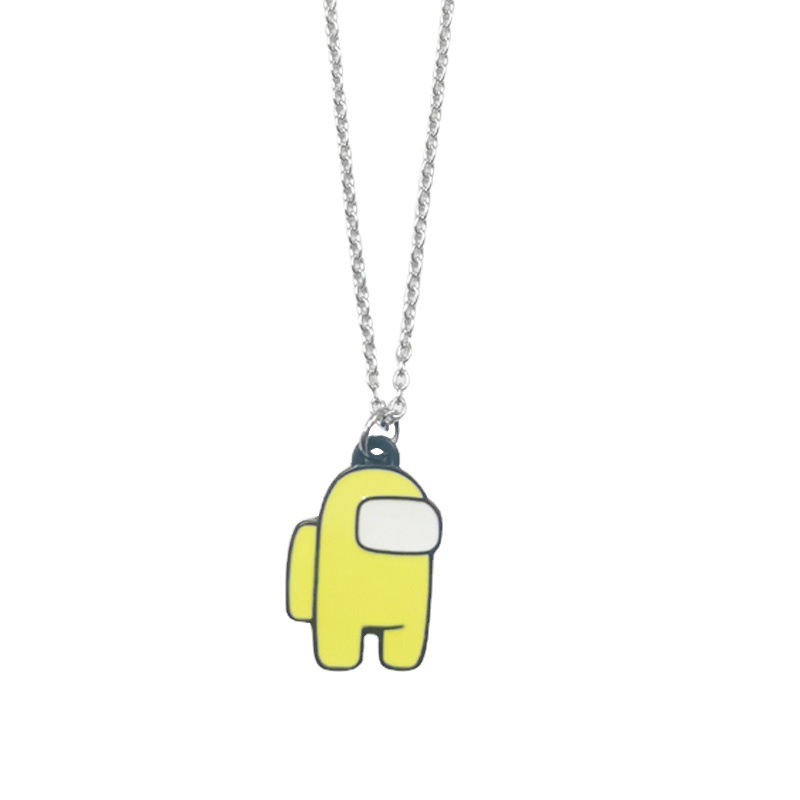 Corea del Sur INS en línea juego de celebridades espacio periférico Hombre Lobo matando collar de dibujos animados joyería estudiante regalo accesorios hombres y mujeres moda