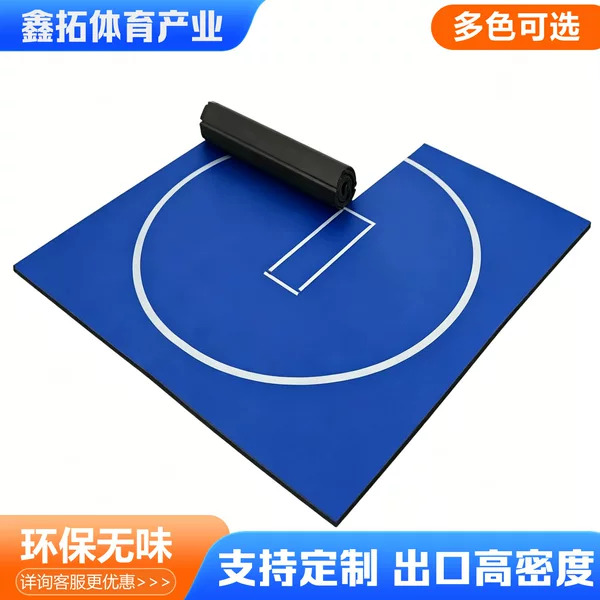Export wrestling mat, XPE roll mat, combat martial arts, MMA, jujitsu mat, judo, taekwondo floor mat, custom pattern