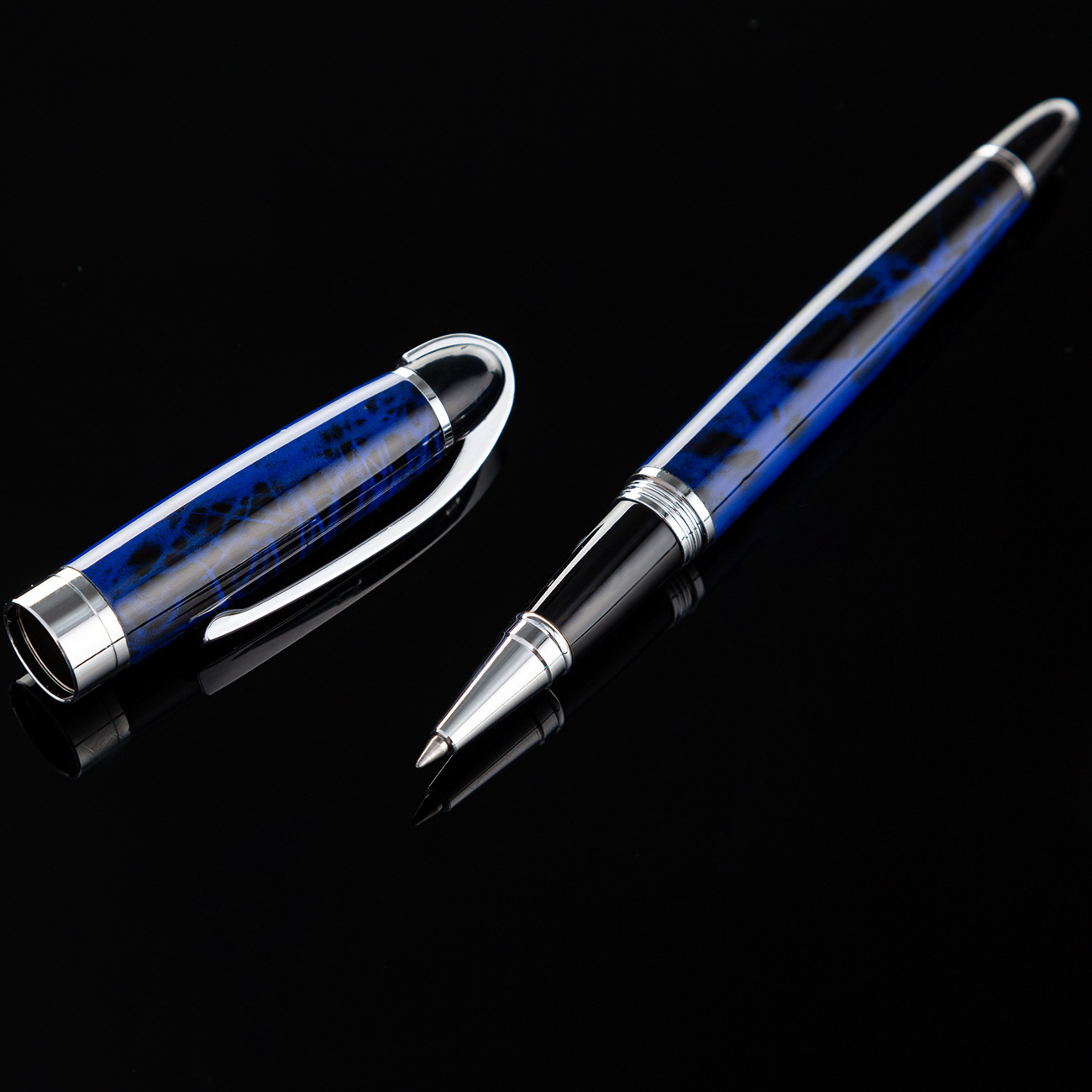 Pluma de firma de negocios 2022 primavera nuevo metal gel pluma suministros de oficina logotipo imprimible Bolígrafo De Metal