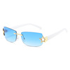 Square sunglasses, trend glasses, 2 carat