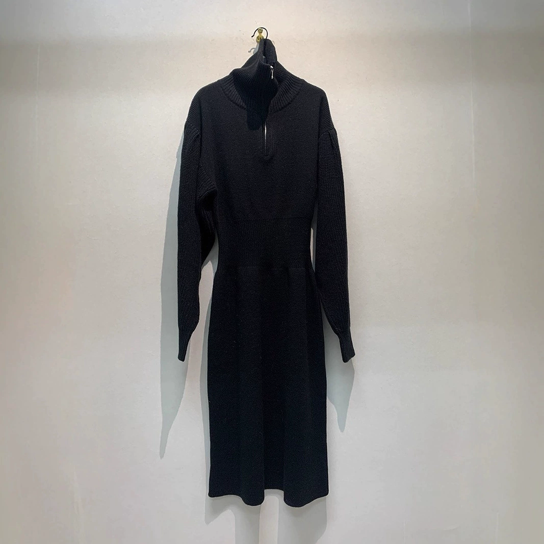 Qianhe осенне-зимнее новое японское платье-свитер во французском модном ретро-дизайне для женщин