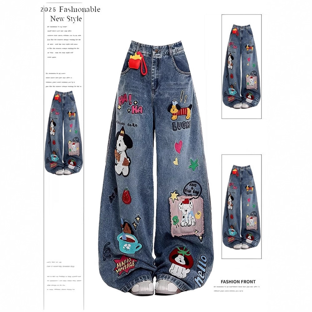 Cartoon jeans