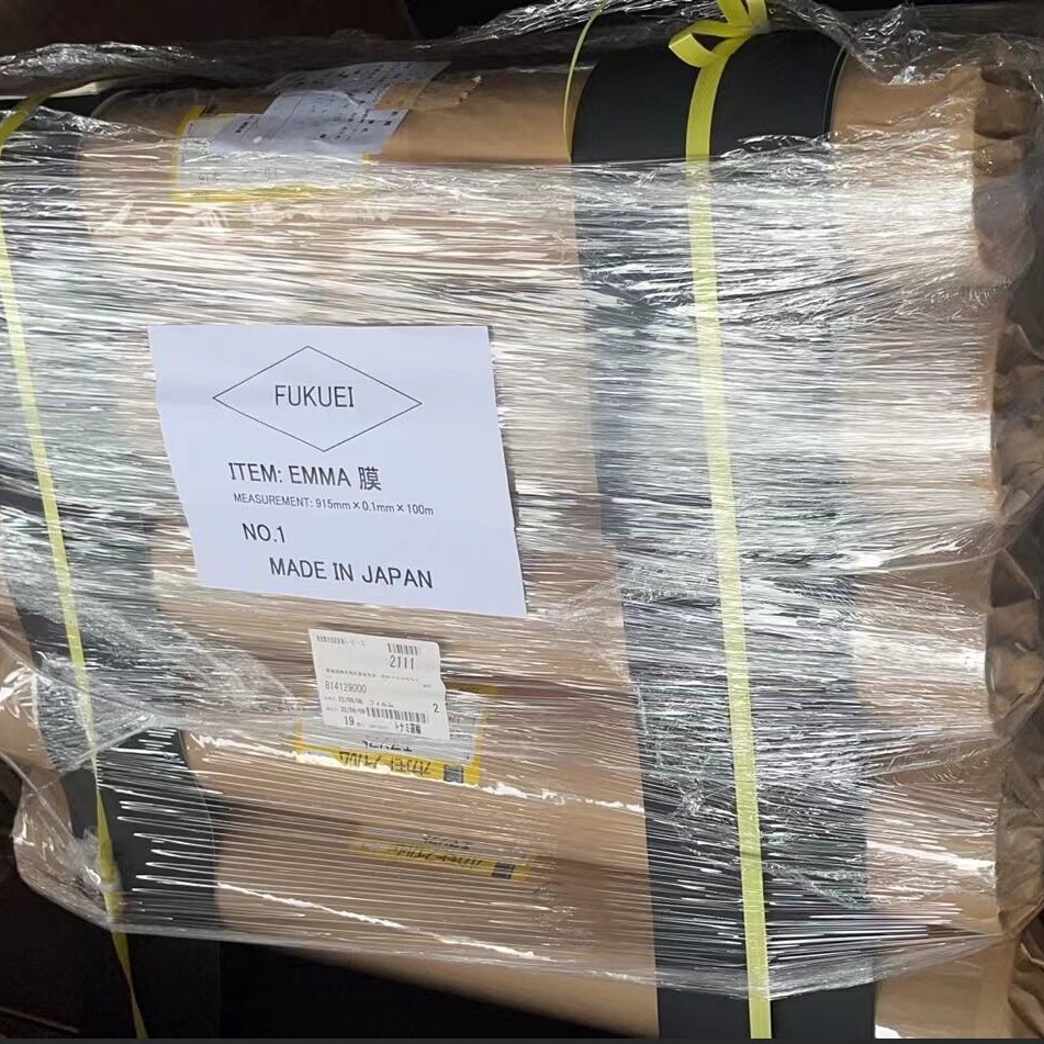 Película mate EMMA fabricada en Japón, suave y suave, película de embalaje de color transparente electrostático