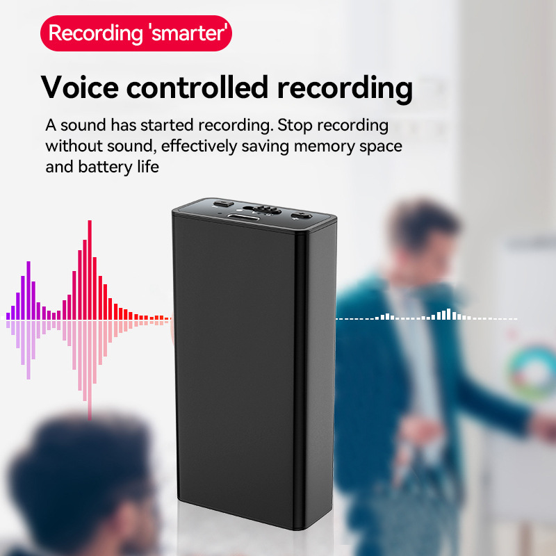 Q65+录音笔待机时间长高清降噪声控录音商务会议跨境录音笔磁吸|undefined