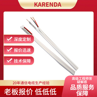 Rg6 Coaxial Cable Exported to Russia with Color Strips, Free Sample, Competitive Price, Customizable Length and Packaging Specifications