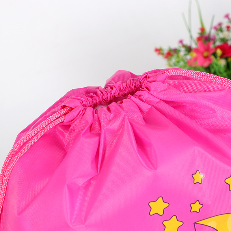 Bolsas de lona impresas a color para publicidad al por mayor, bolsas de algodón, mochilas con cordón, bolsas impresas de gran capacidad para llevar en la mano.