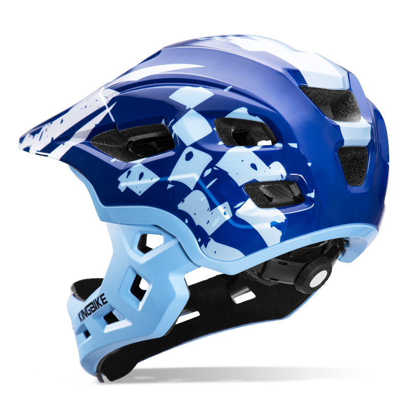 KINGBIKE儿童自行车全盔滑轮滑板平衡车溜冰头盔安全帽防撞护具男|undefined