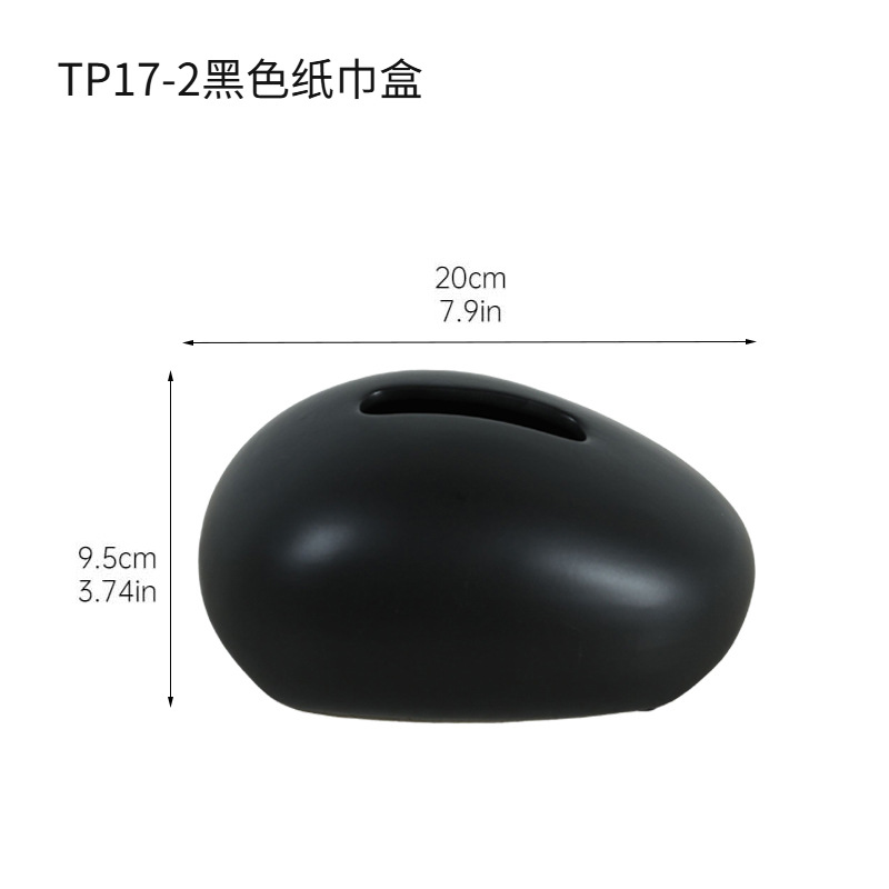 Caja de pañuelos de cerámica simple japonesa Sala de estar Caja de dibujo de papel dorado y plateado Caja de dibujo Decoración del hogar Decoración creativa