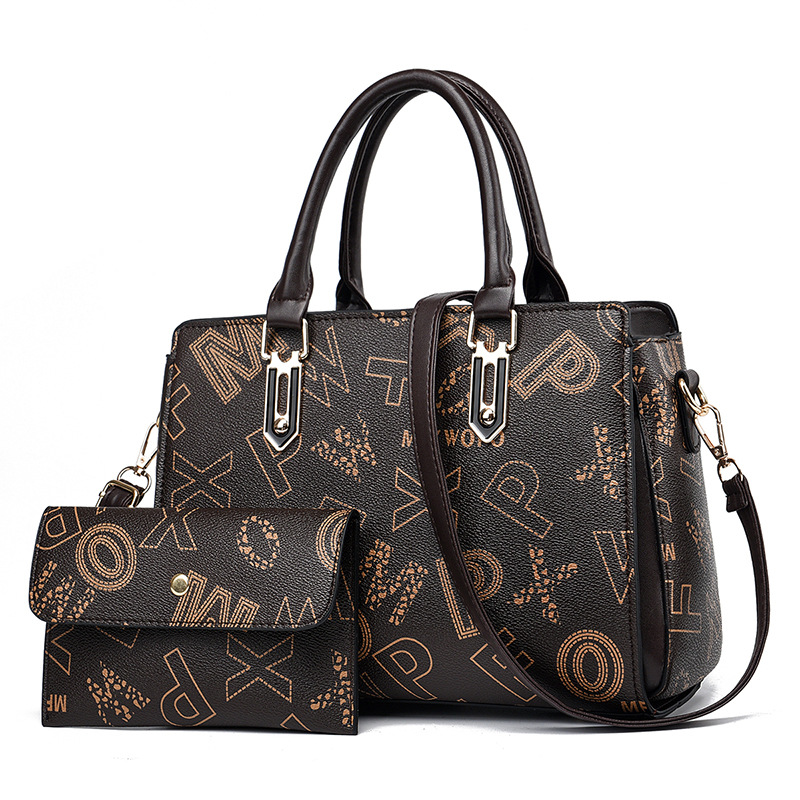 Classic Tote Bag, New Fashion Printed Mother-and-child Bag, Large-capacity Shoulder And Crossbody Bag For Middle-aged Mothers._voghion.com