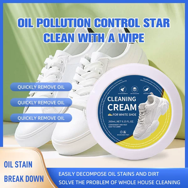 Cross-Border White Shoe Cleaning Paste for Stain Removal, Whitening, Yellowing Removal, Shoe Cleaning, Shoe Polishing, Deoxidation, and Specialized Shoe Cleaning