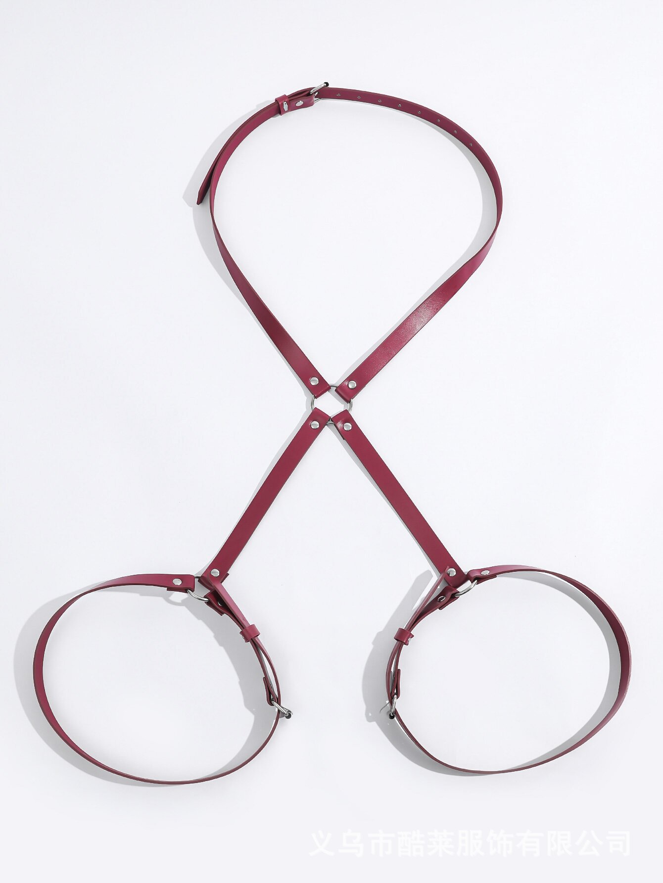 Suministro transfronterizo de cadera de cuero leggings vinculantes nuevos pantalones de esposas de cuero con accesorios de discoteca de comercio exterior